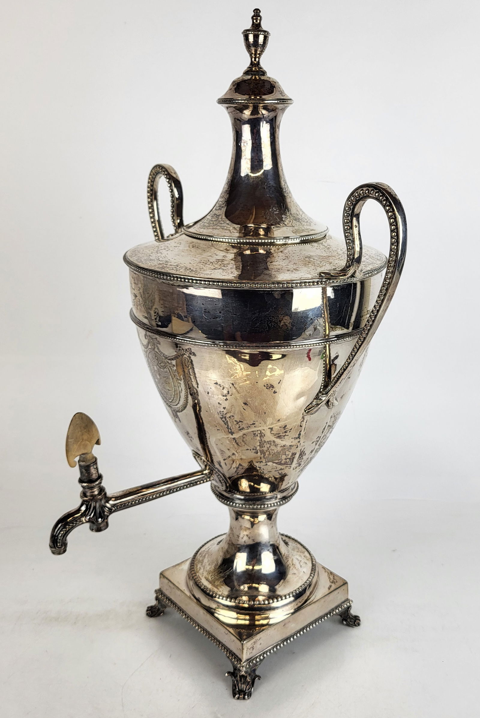 Antique English Silver Water Urn (1 of 17)