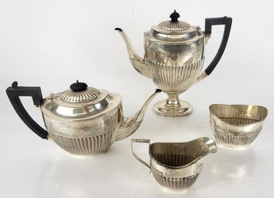 Birks 4 piece Sterling Tea and Coffee Service