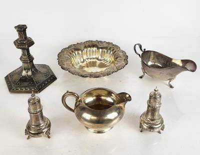 Six Assorted Sterling Silver Articles