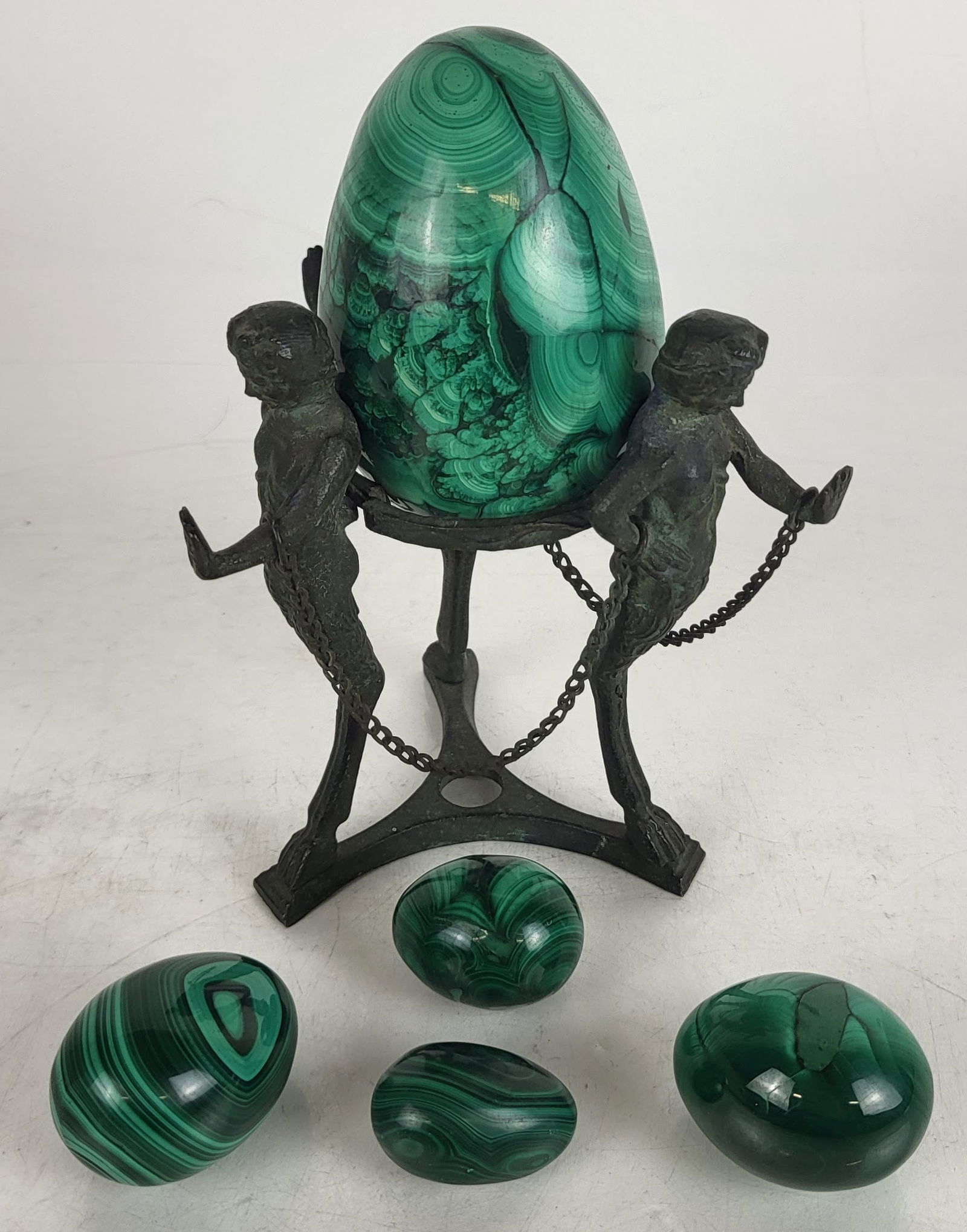 Collection of Malachite Accessories, 6 (1 of 14)