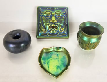 Zsolnay Collection of Eosin-Glazed Ornaments, 4