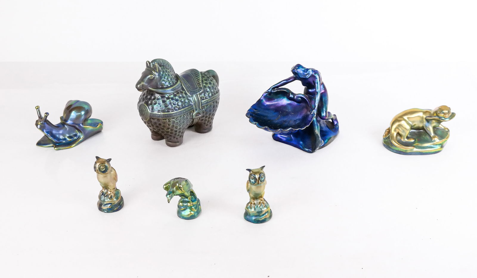Zsolnay Collection of Eosin-Glazed Ornaments, 7 (1 of 14)