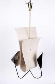 Postmodern Two-Light Chandelier