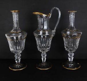 Saint Louis "Excellence" Pitcher & Decanters, 3