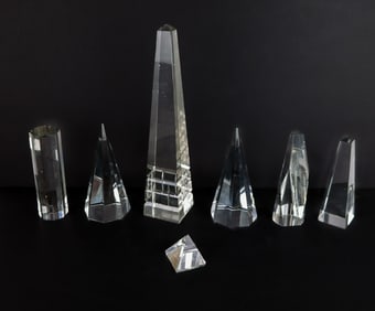 Cut Crystal Paperweights, 7