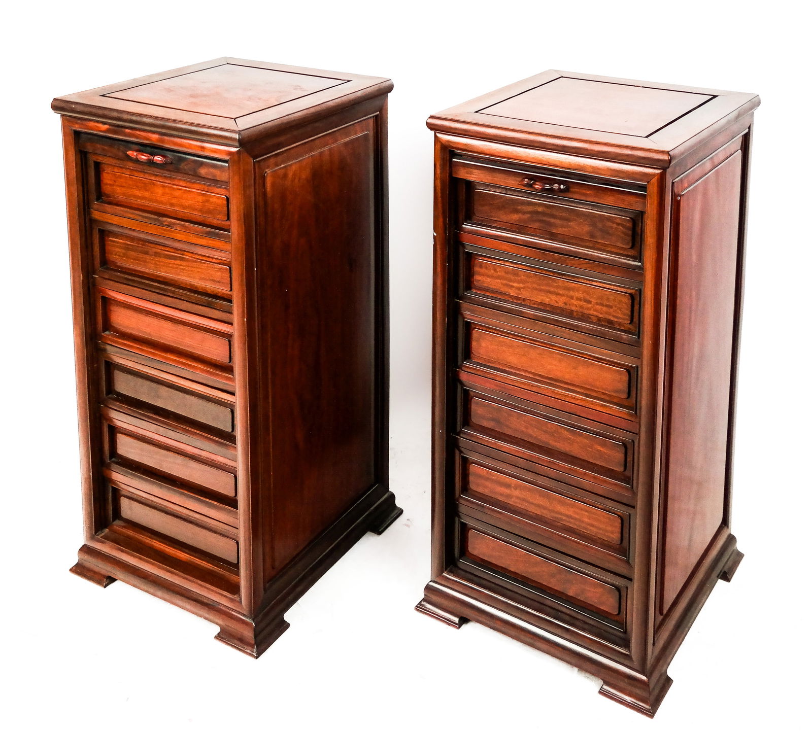 Pair of Chinese Rosewood Storage Chests (1 of 9)