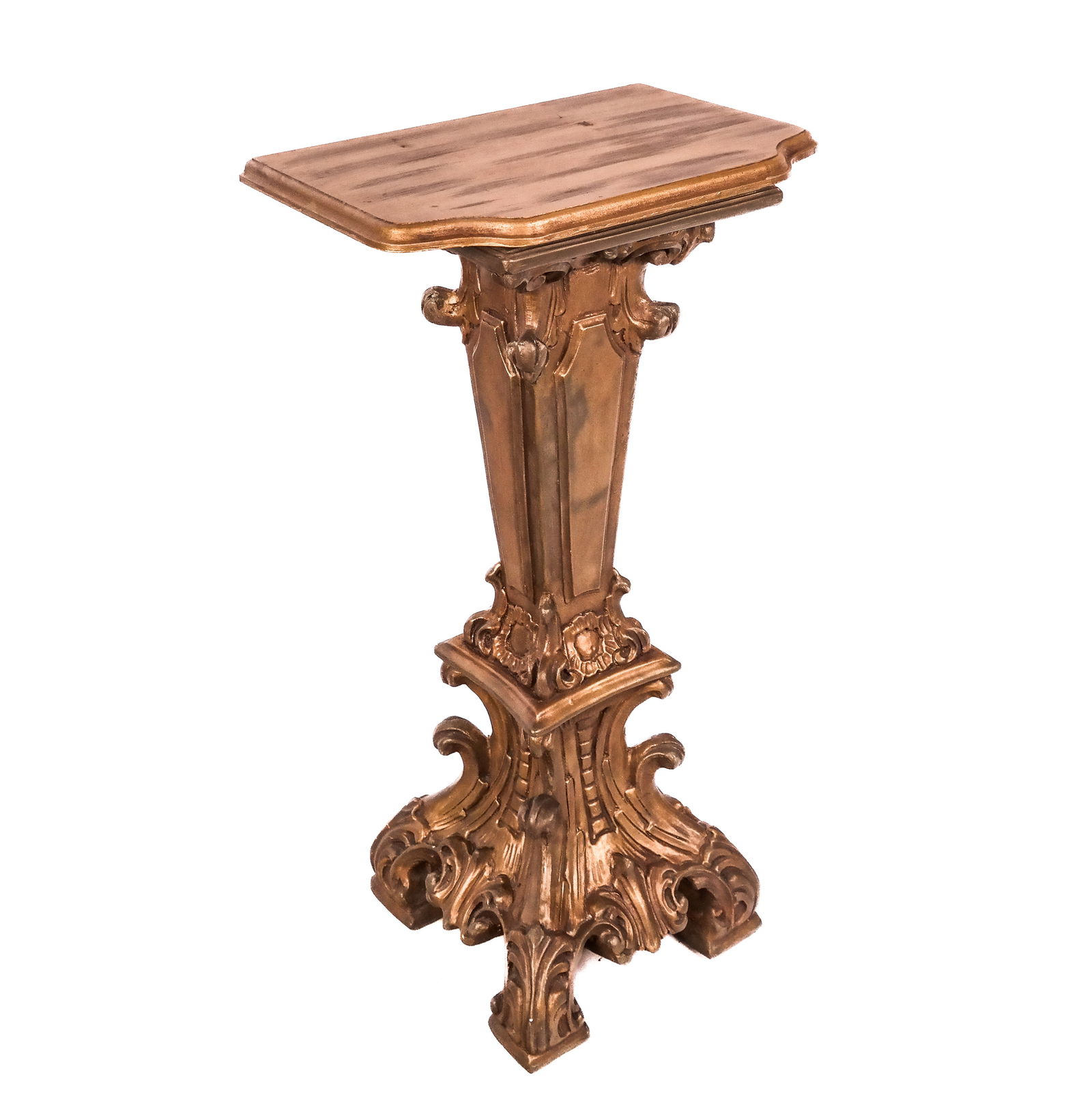 Venetian Gilt Decorated Pedestal (1 of 8)