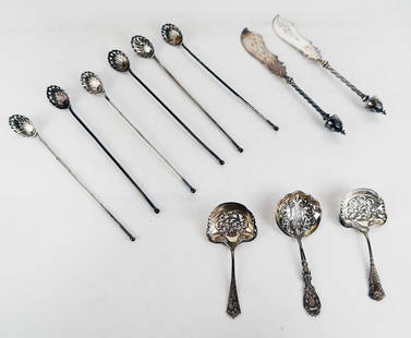 Tiffany & Co. Et Al Group of Sterling Flatware, 11