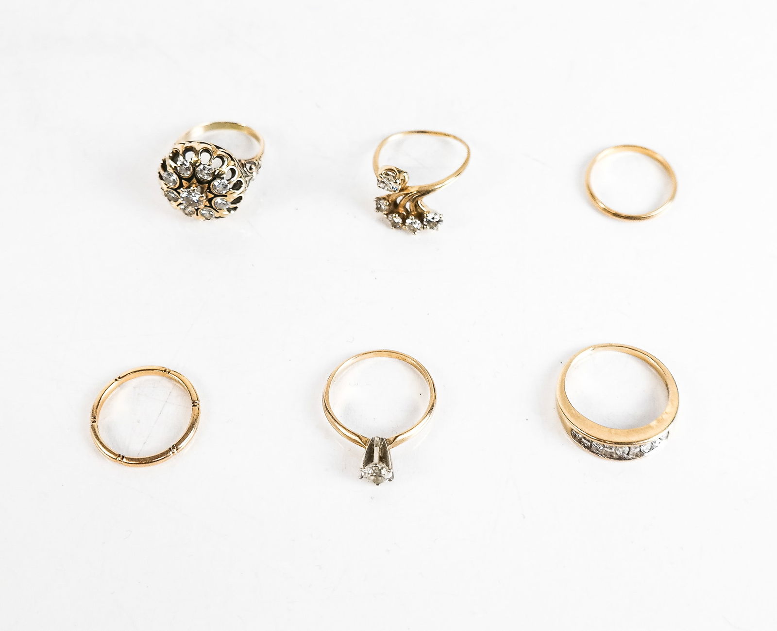 Group of 14K Gold Rings, 6 (1 of 13)