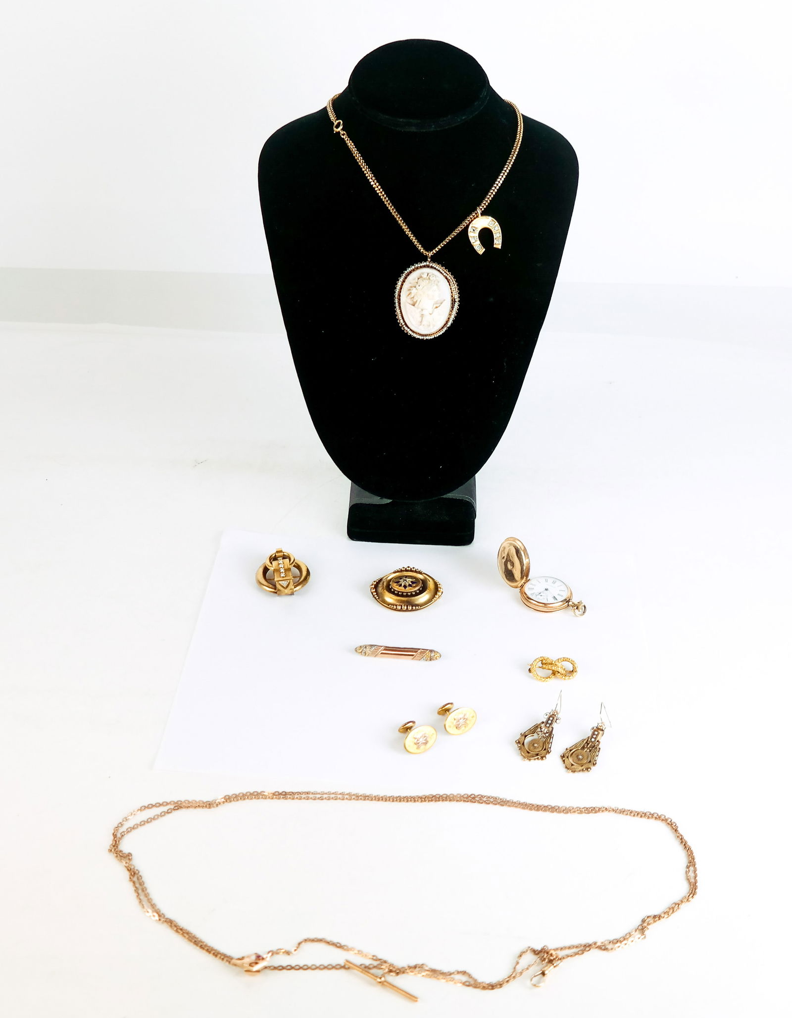 Group of Antique 14K Gold Jewelry, 9 (1 of 15)