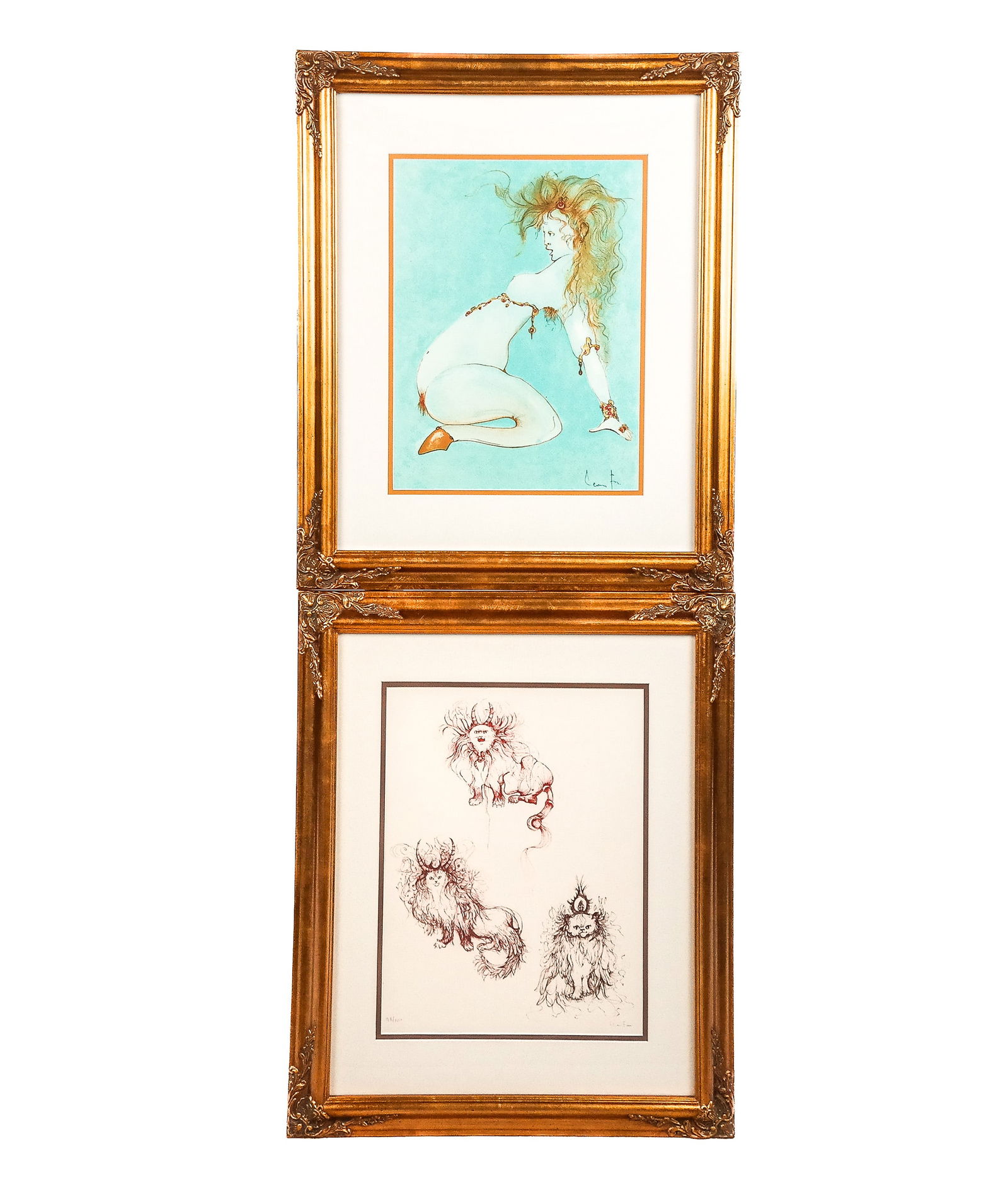 Leonor FINI, Two Framed Lithographs (1 of 16)