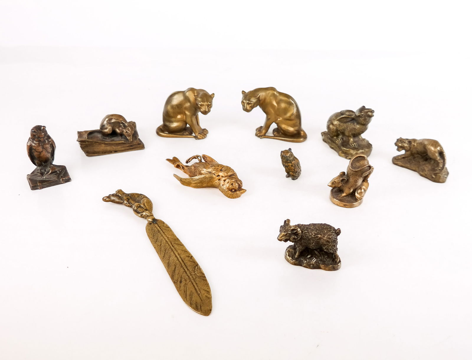 Paul Comoléra and other Gilt Bronze Figurines, 11 (1 of 14)