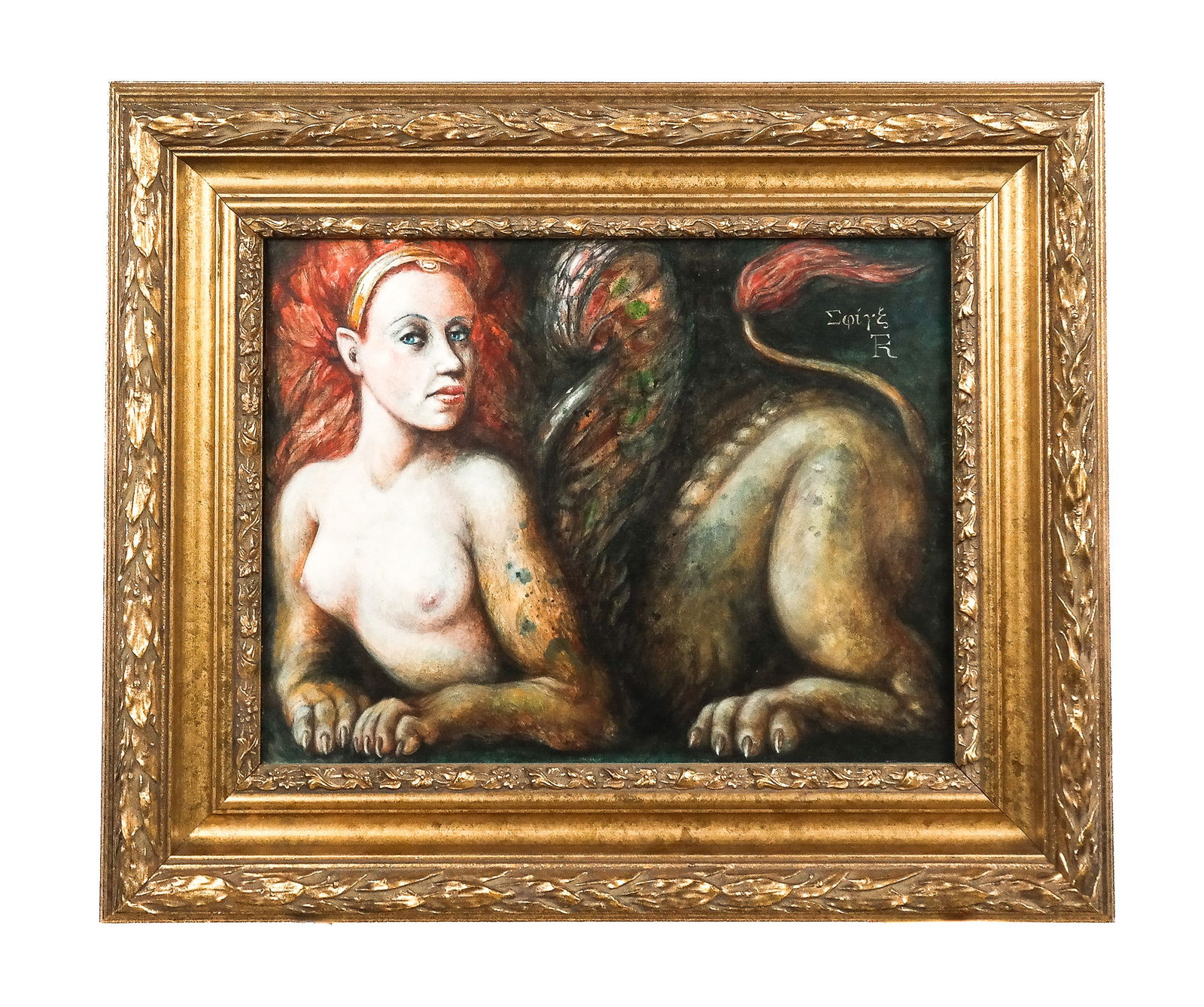 Fabrizio RICCARDI "Sphinx" Oil on Panel (1 of 7)