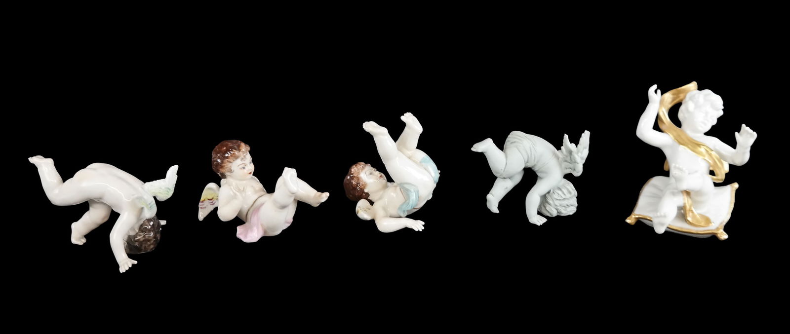 Capodimonte Porcelain Cherubs, 5 (1 of 10)