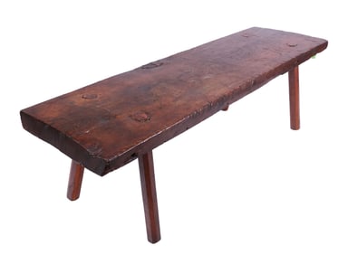 Arts & Crafts Oak Hall Seat