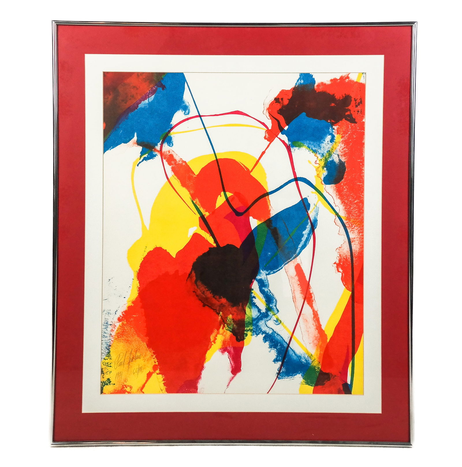 Paul JENKINS Untitled Lithograph, 1971 (1 of 10)