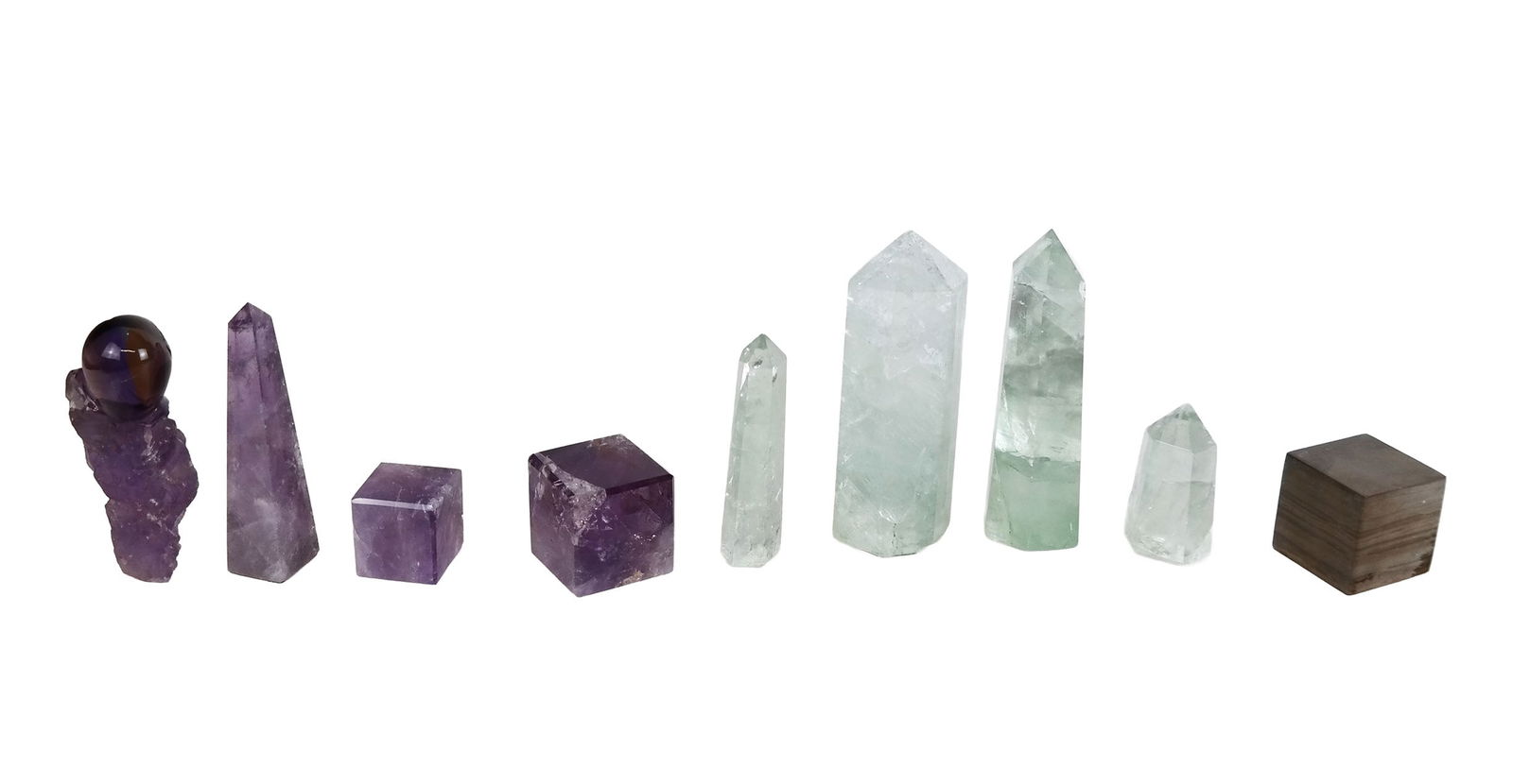 Group Quartz, Amethyst, and Other Ornaments, 9 (1 of 13)