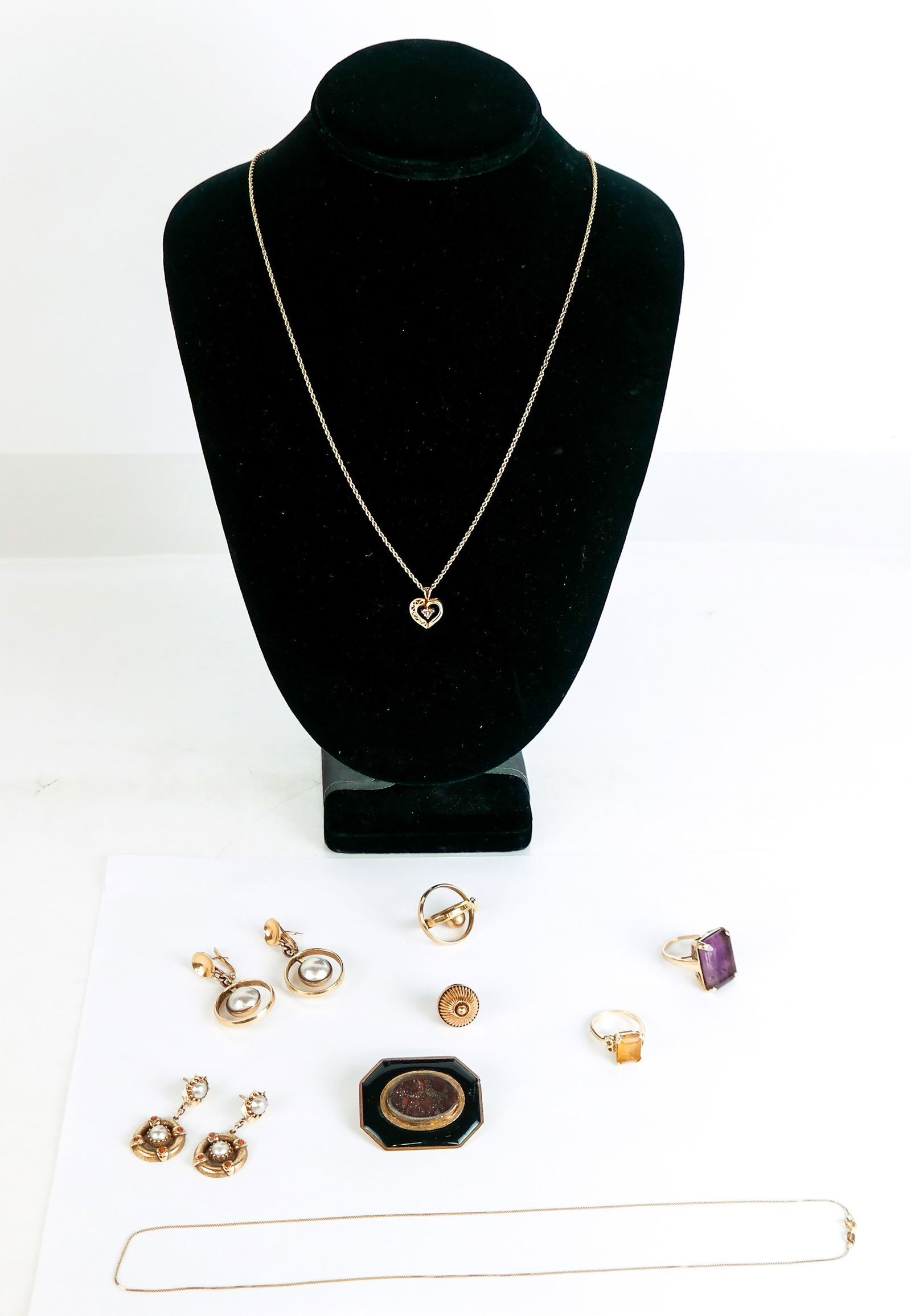 Group of 14K Gold Jewelry, 9 (1 of 20)