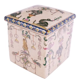Toussi Court Earthenware Biscuit Box