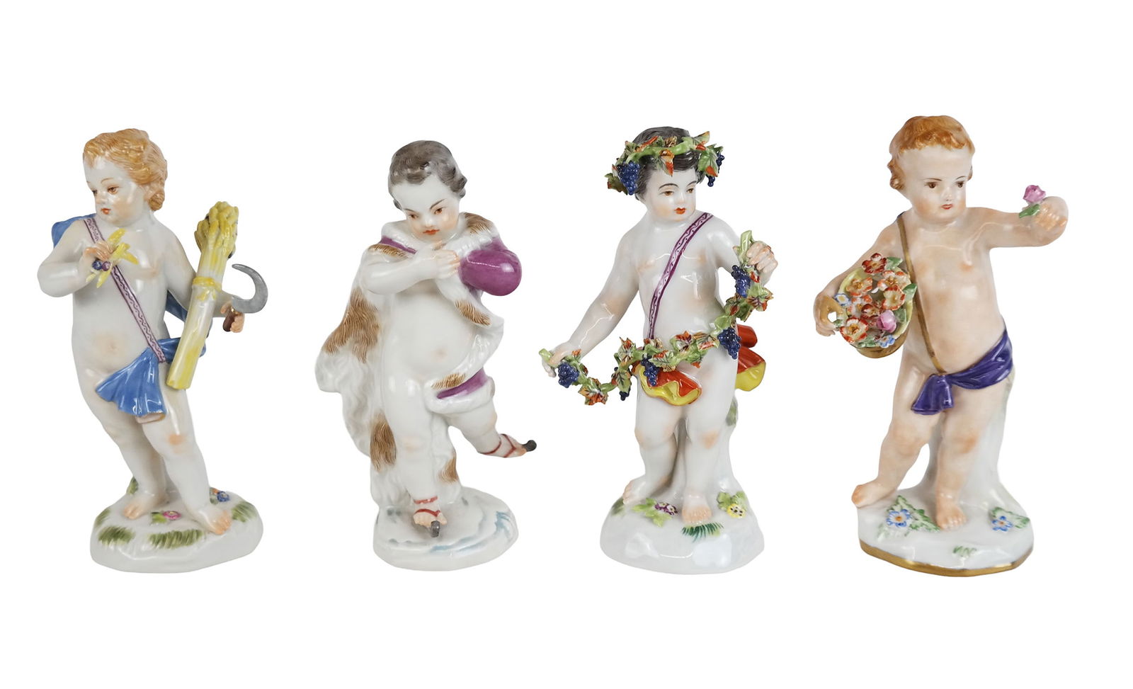 Meissen Putti Figures Personifying Four Seasons, 4 (1 of 7)