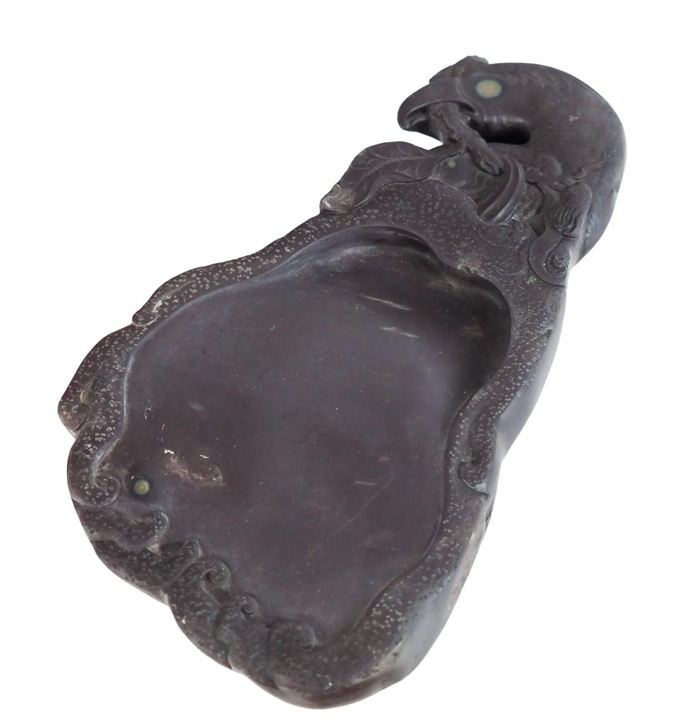 Chinese Carved Phoenix Form Inkstone (1 of 8)