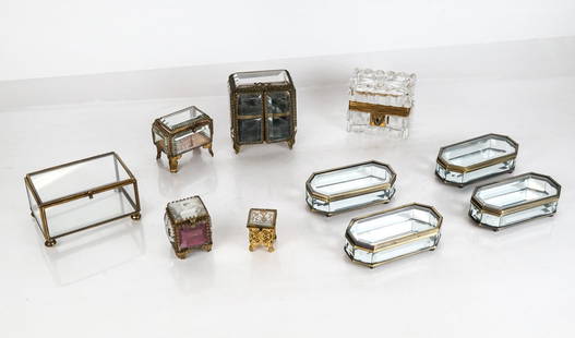 Group of Presentation and Trinket Boxes, 10