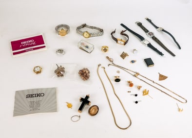 Miscellaneous Group of Jewelry & Fragments