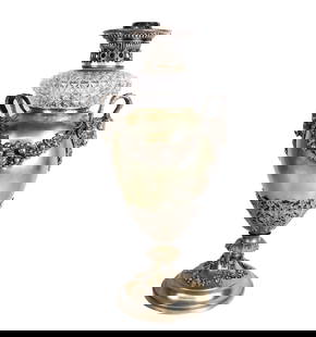 Classical Silver Plate Oil Lamp