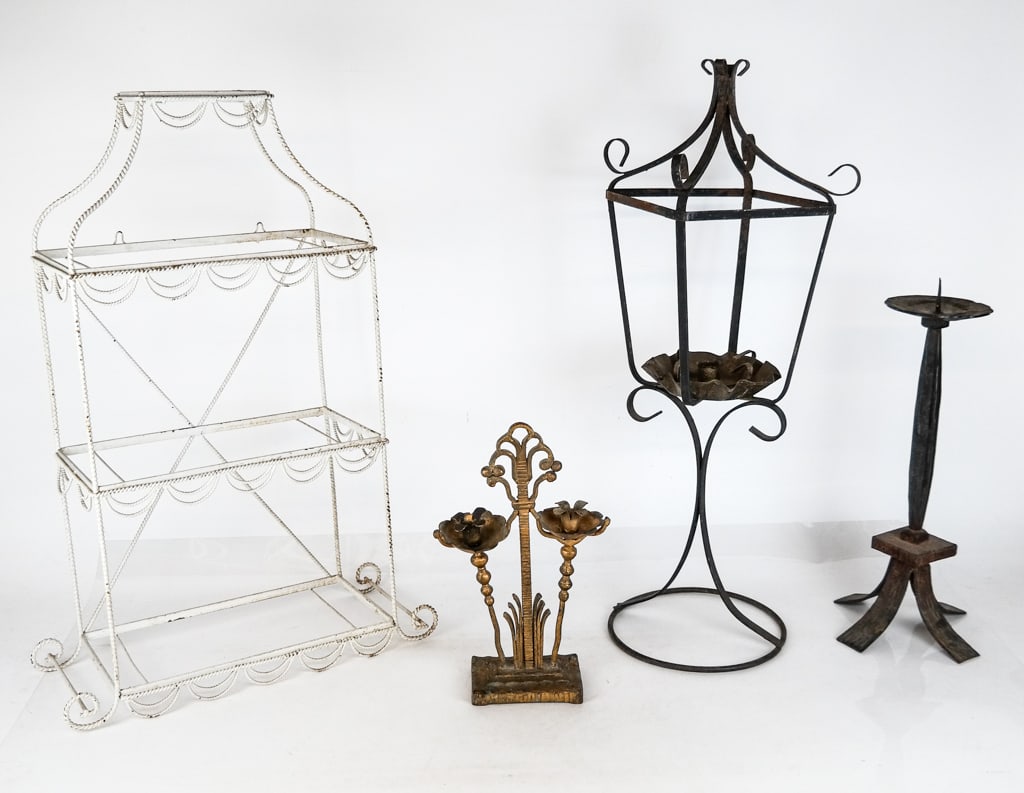 Four Decorative Metal Objects (1 of 9)