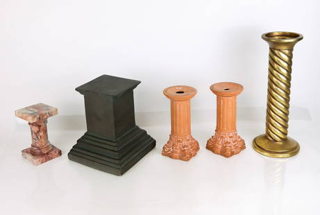 Group of Table Plinths & Columns