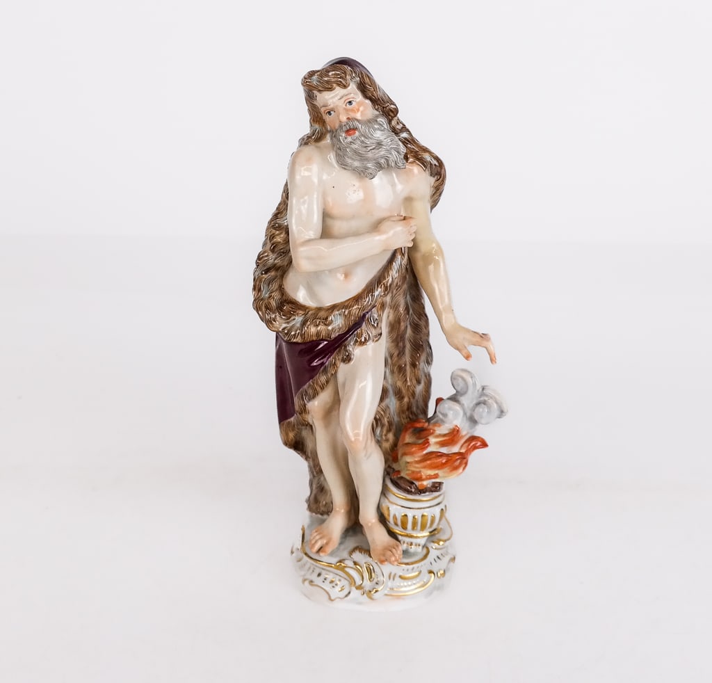 Meissen Allegorical Porcelain Figure of Winter (1 of 7)