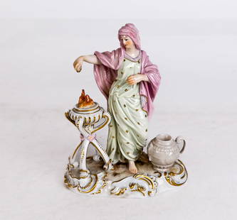 Meissen Porcelain Figure of the Vestel Virgin
