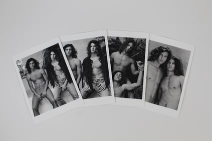 Bruce WEBER: 4 Signed Silver Gelatin Prints of Twins