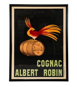 L. CAPPIELLO: Albert Robin Cognac Poster