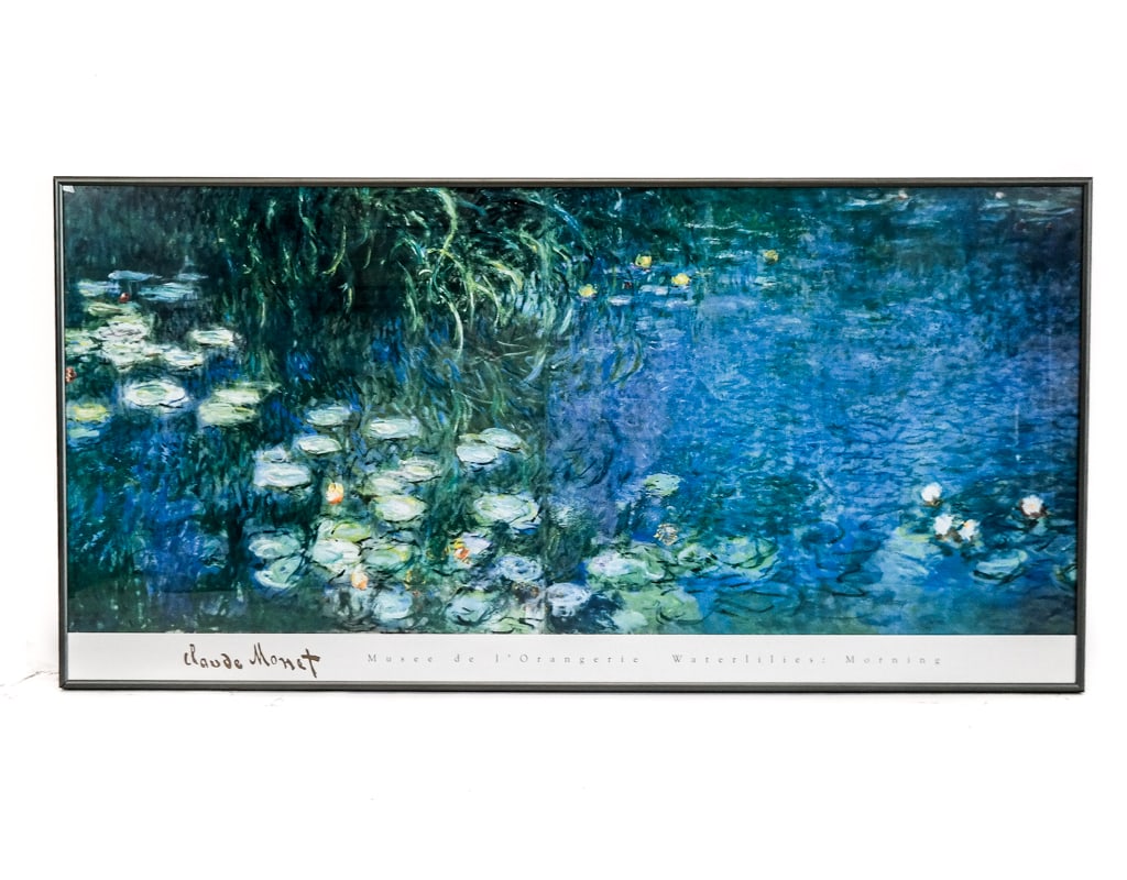 Framed Claude Monet Waterlilies Museum Poster (1 of 9)