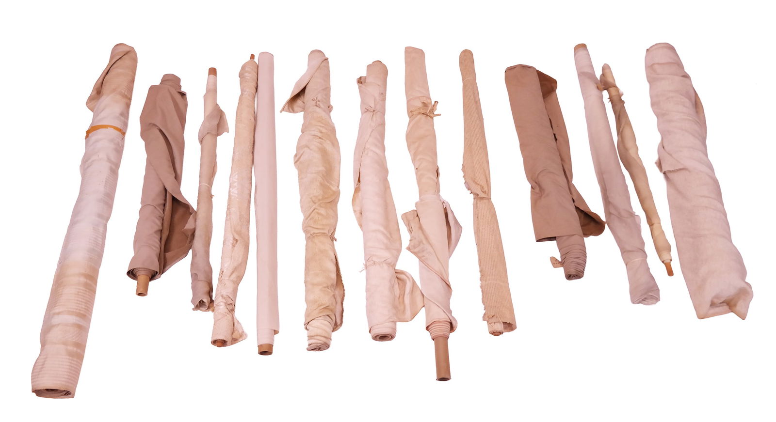 14 Bolts Cream Silk & Linen Upholstery Fabric (1 of 11)