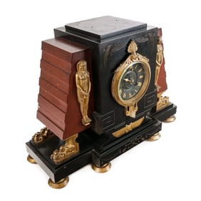 G. Servant Neo-Egyptian Mantel Clock