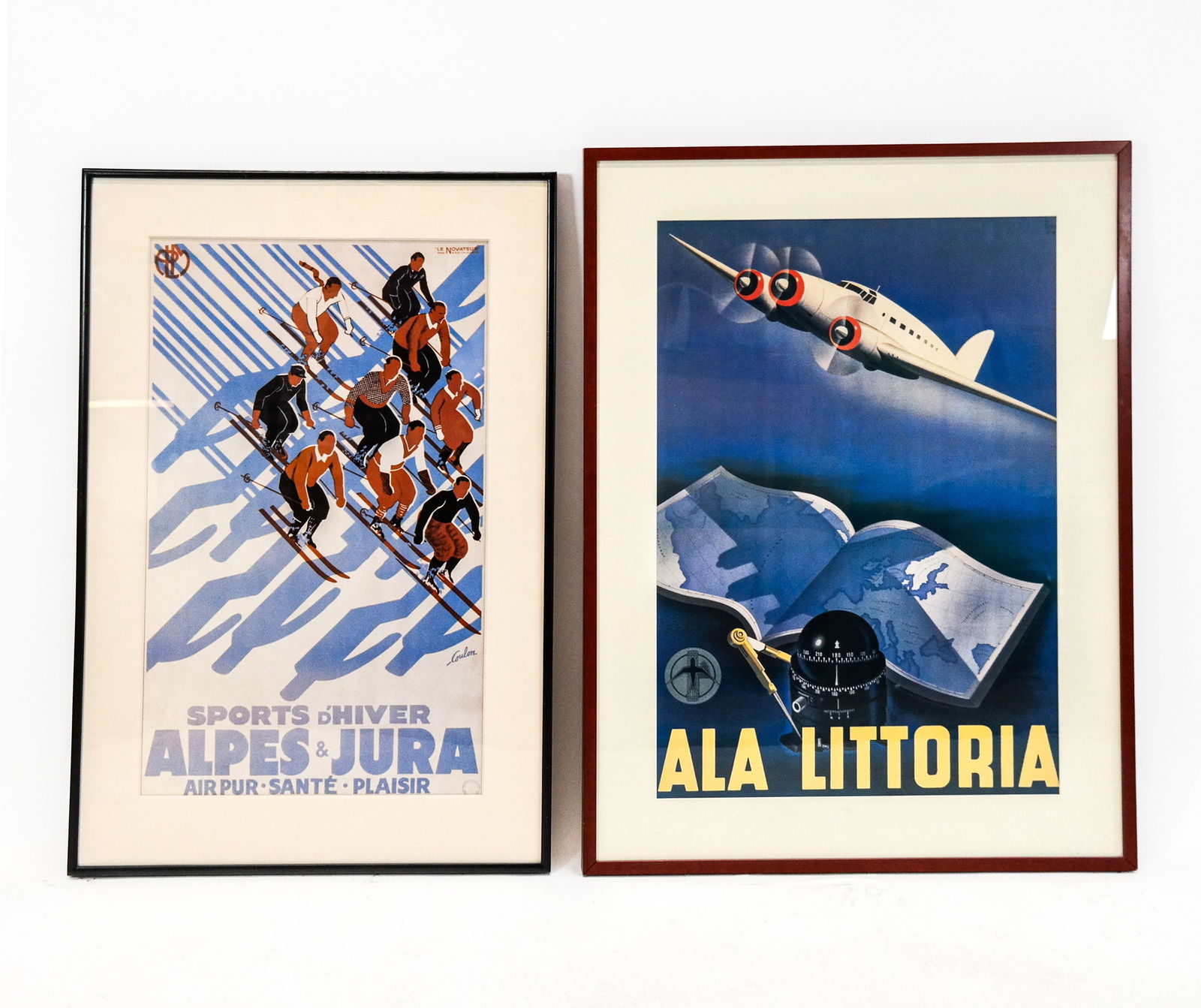 Two Large French Poster Pictures (1 of 16)