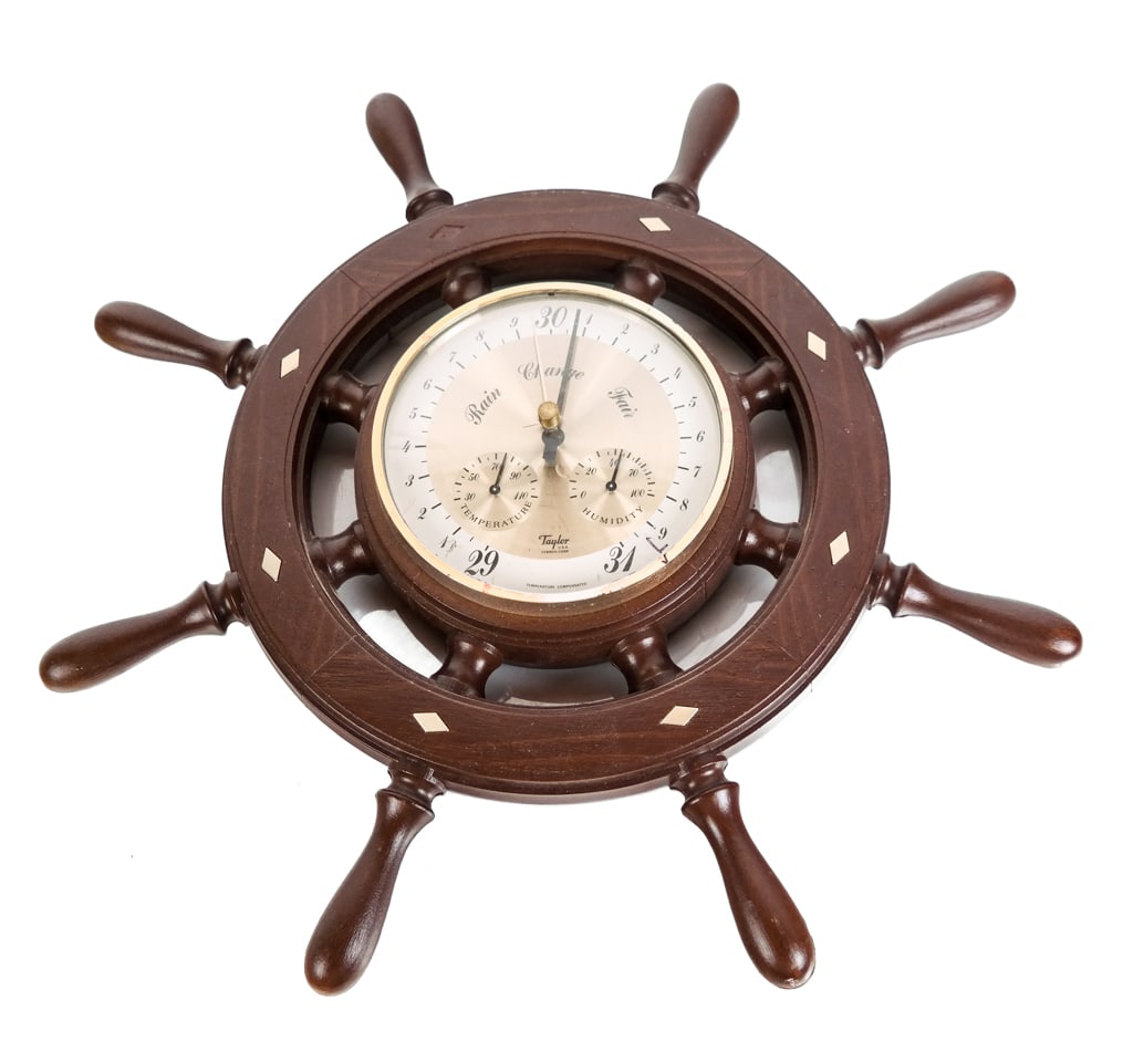 Vintage Taylor Sybron Ship's Wheel Barometer (1 of 7)