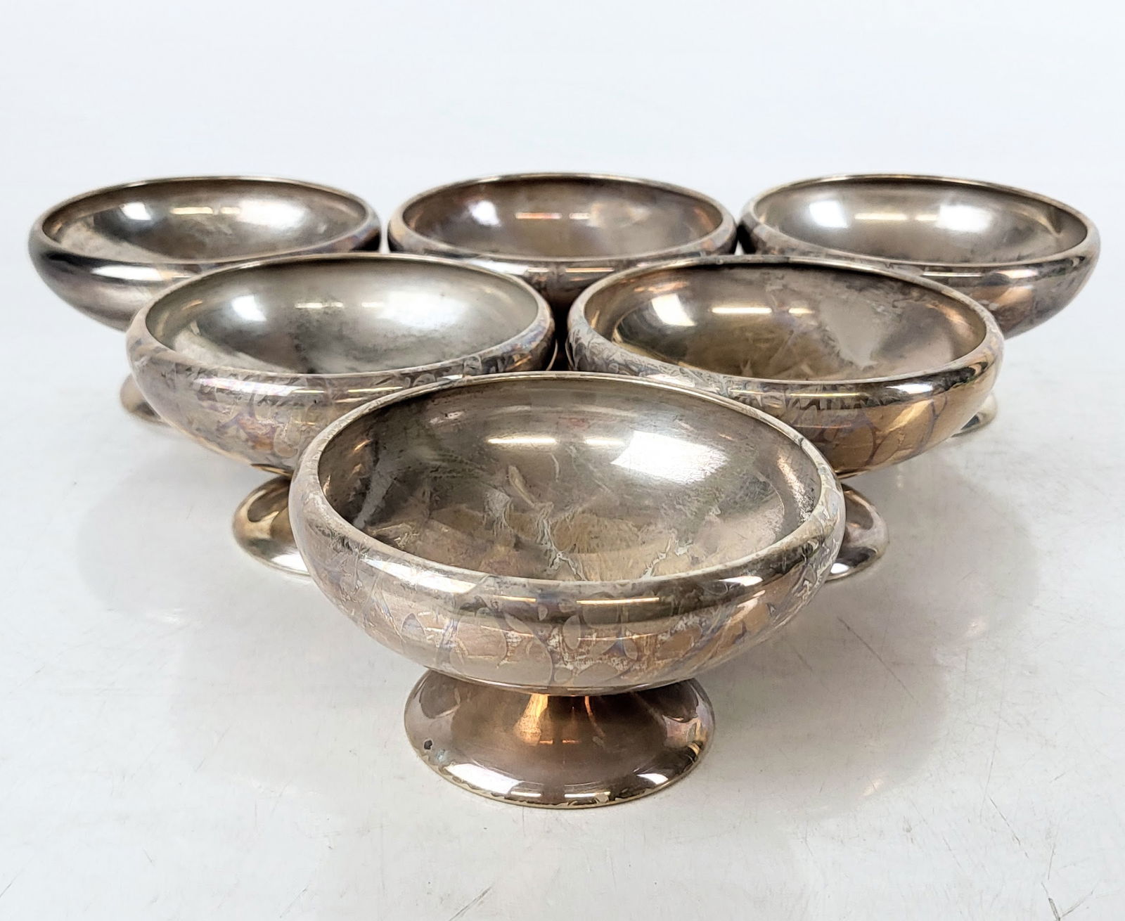 Gorham Set of 6 Sterling Silver Sherbets (1 of 9)
