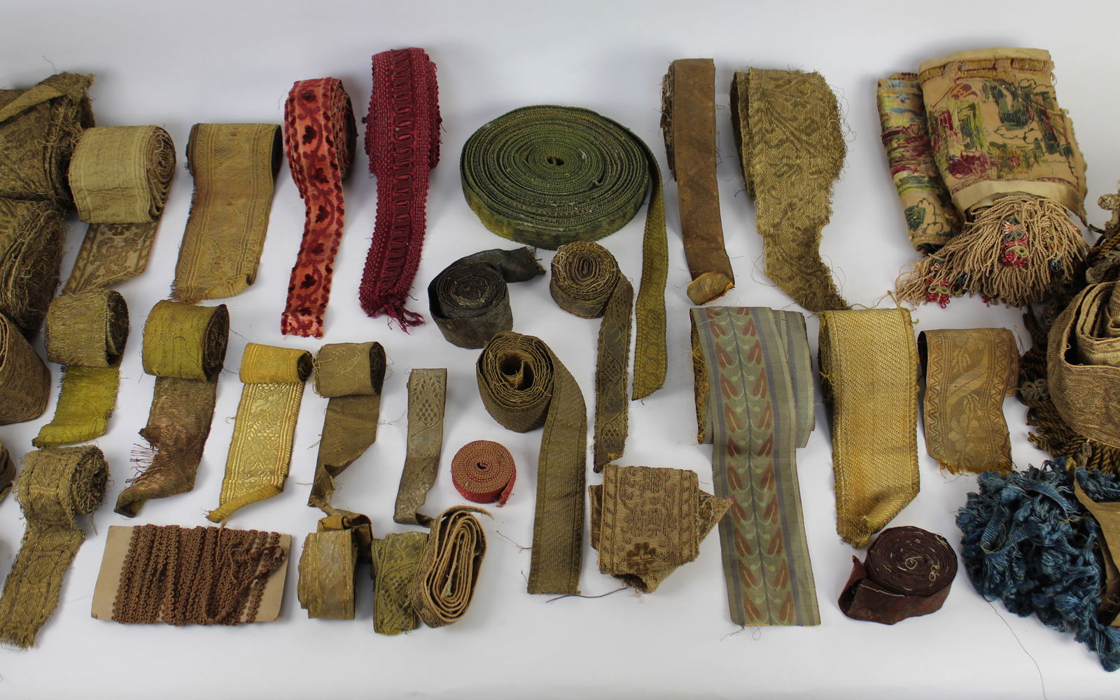 Large Lot Antique Upholstery Trimmings, Etc. (1 of 10)