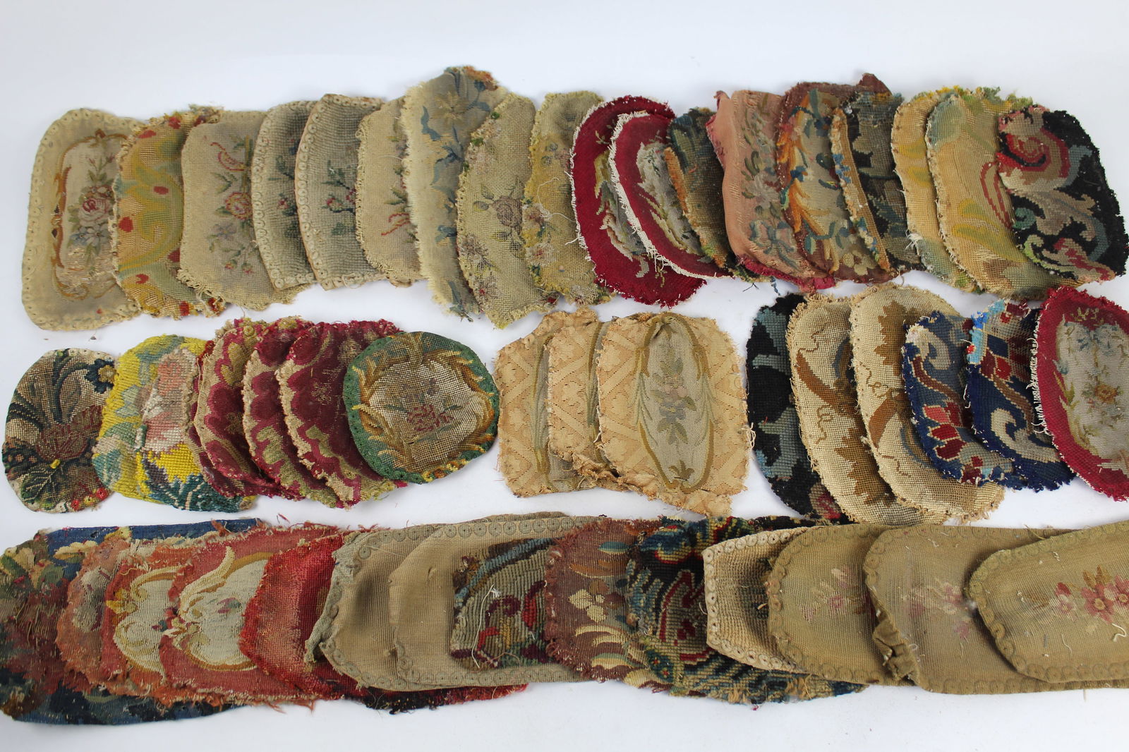 Antique Tapestry & Needlepoint Armrest Upholstery (1 of 8)