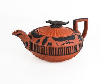 Wedgwood Rosso Antico Teapot