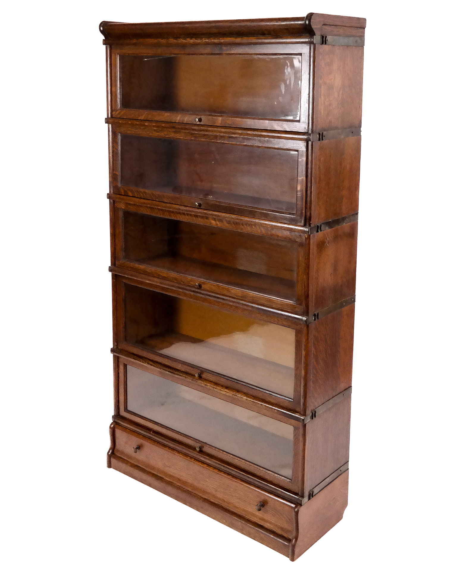 Globe-Wernicke Oak Barrister's Bookcase (1 of 11)