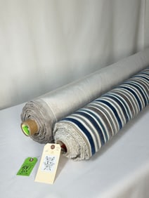 Colefax & Fowler Stripe & Pollack's Mohair Fabric