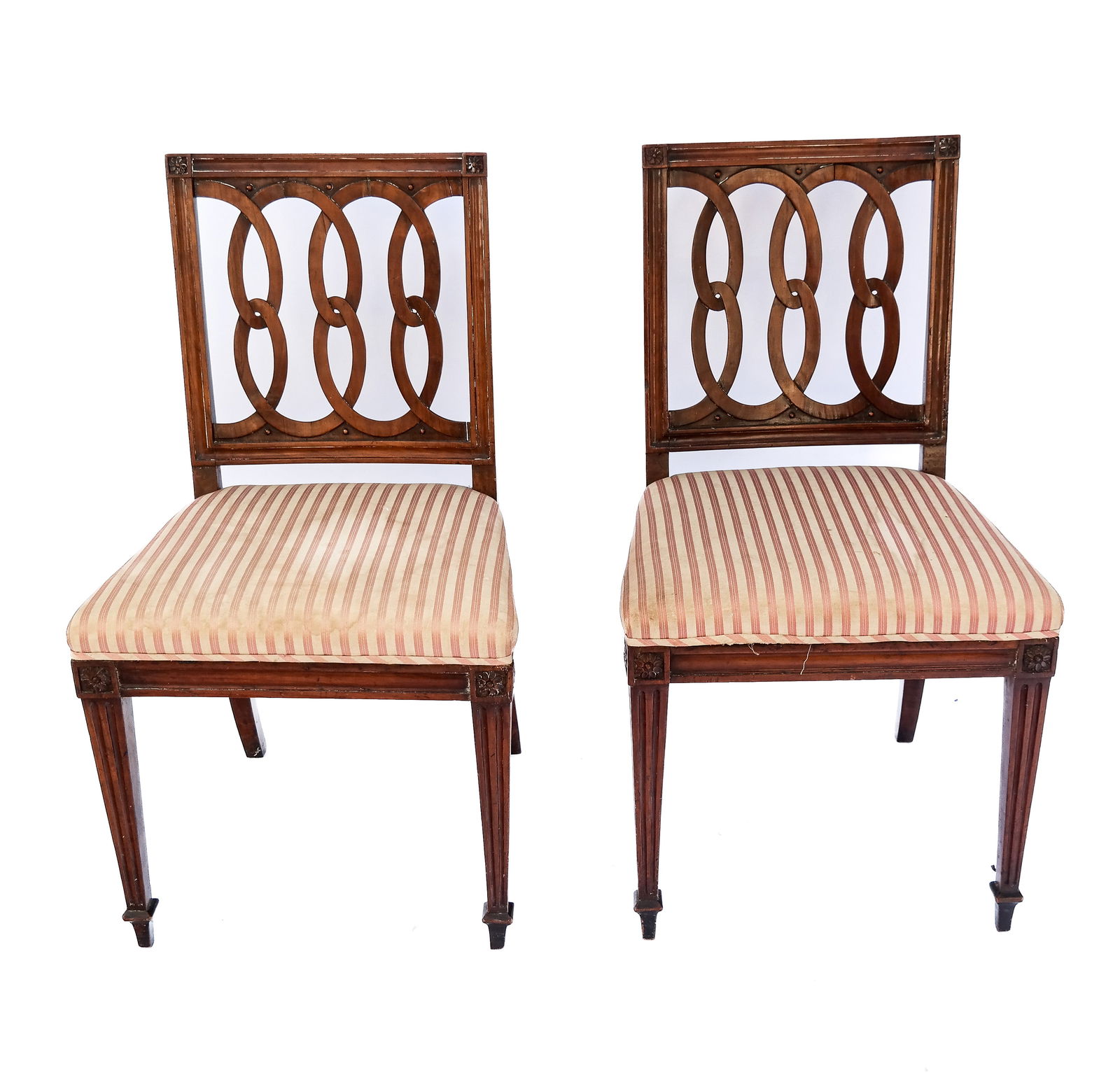 Pair of Regency Carved Side Chairs (1 of 7)