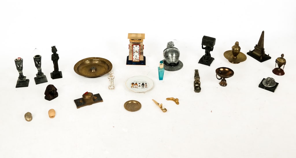 Group Egyptian Revival Desk Ornaments, 22 (1 of 20)
