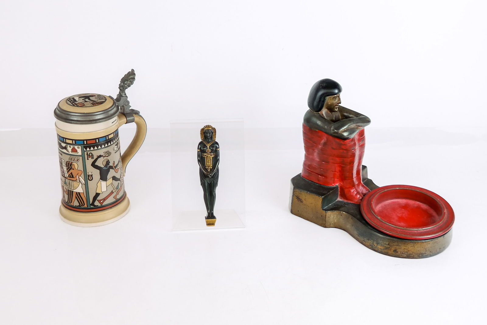 Mettlach and other Egyptian Revival Ornaments, 3 (1 of 13)