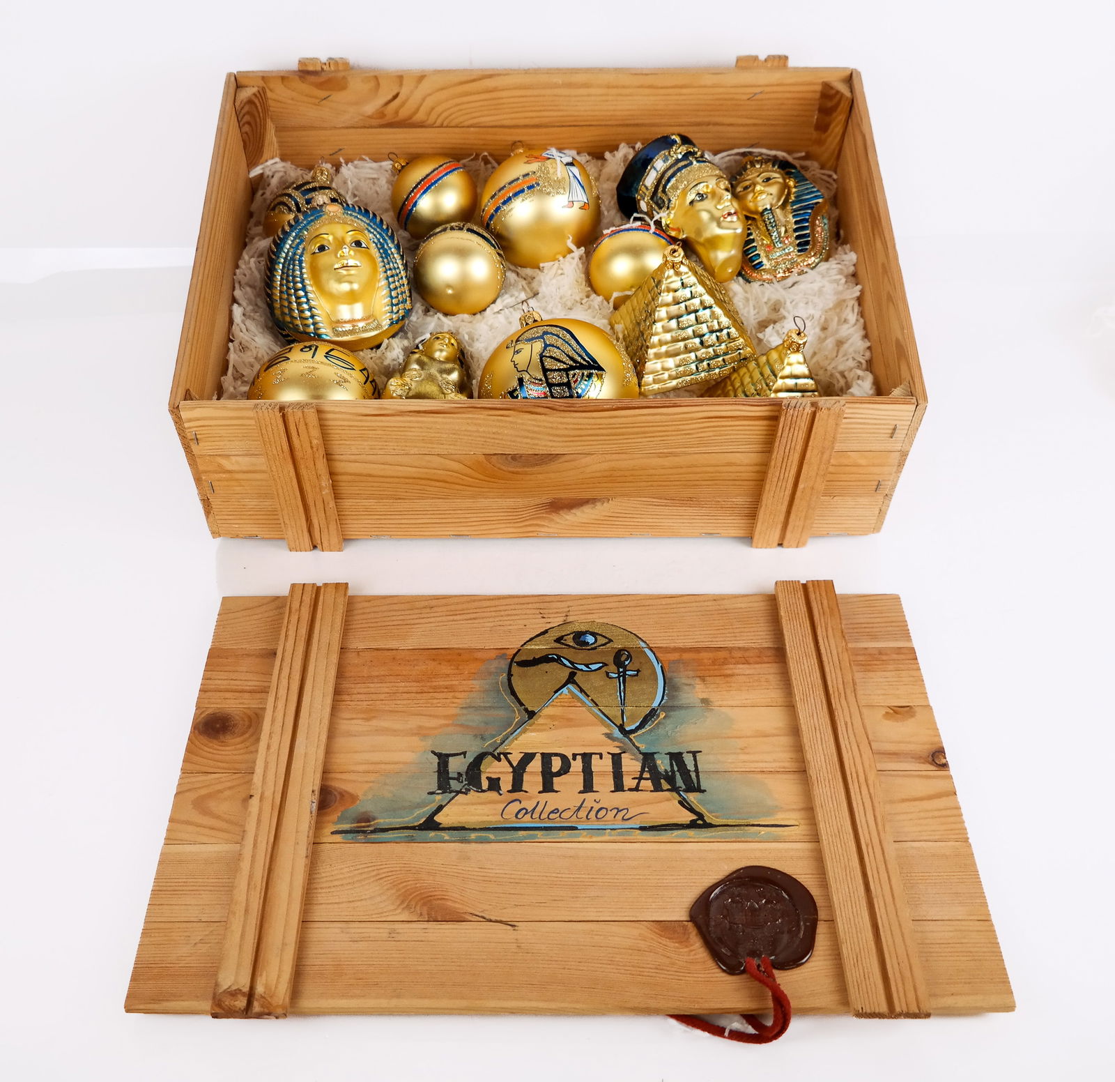 Kurt Adler for Polonaise Glass Egypt Ornaments, 13 (1 of 12)