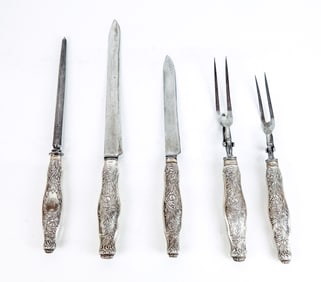 Tiffany & Co. Masters Sterling Carving Set, 5